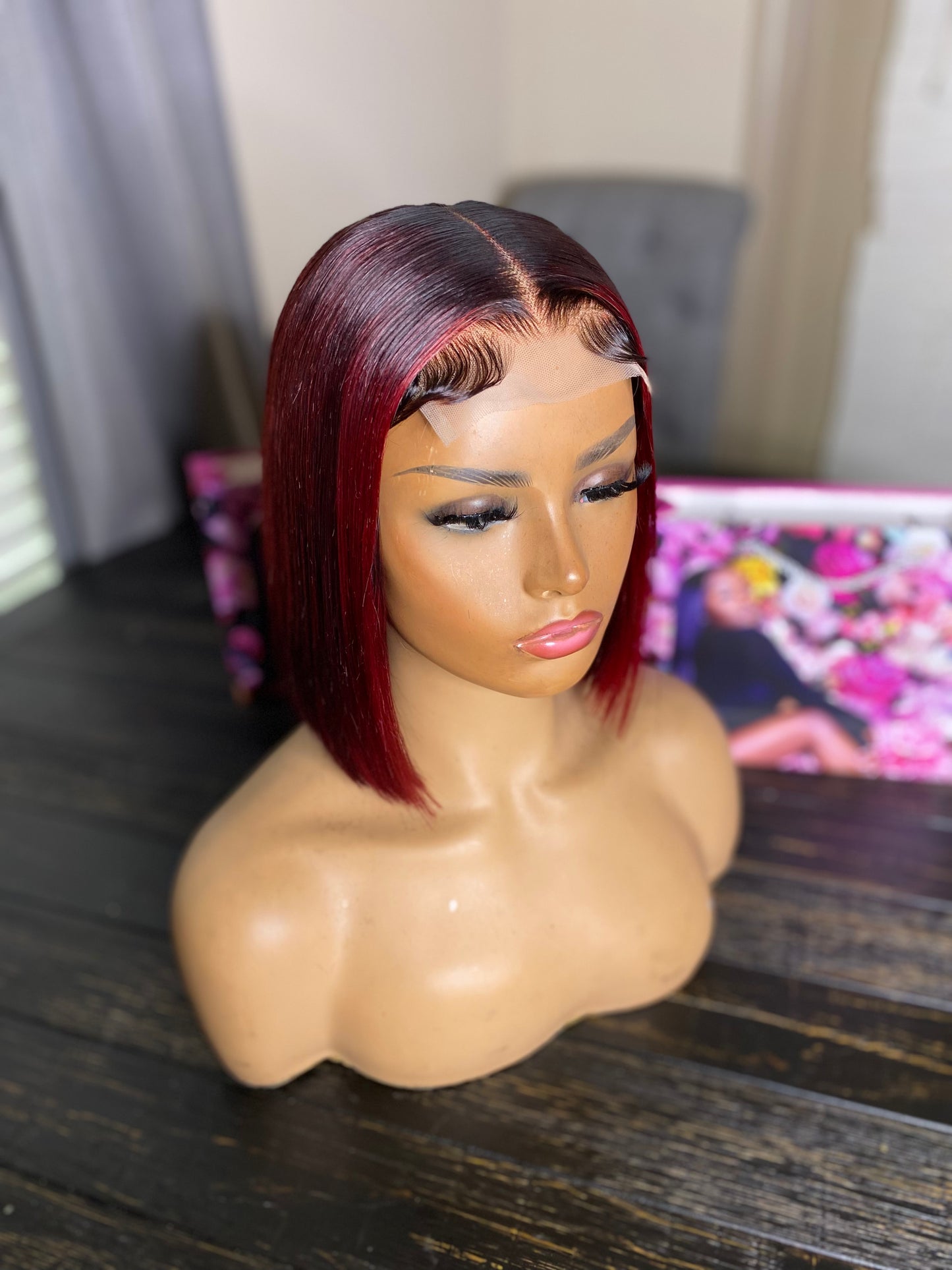 Glueless wig 10 inch 4*4 closure