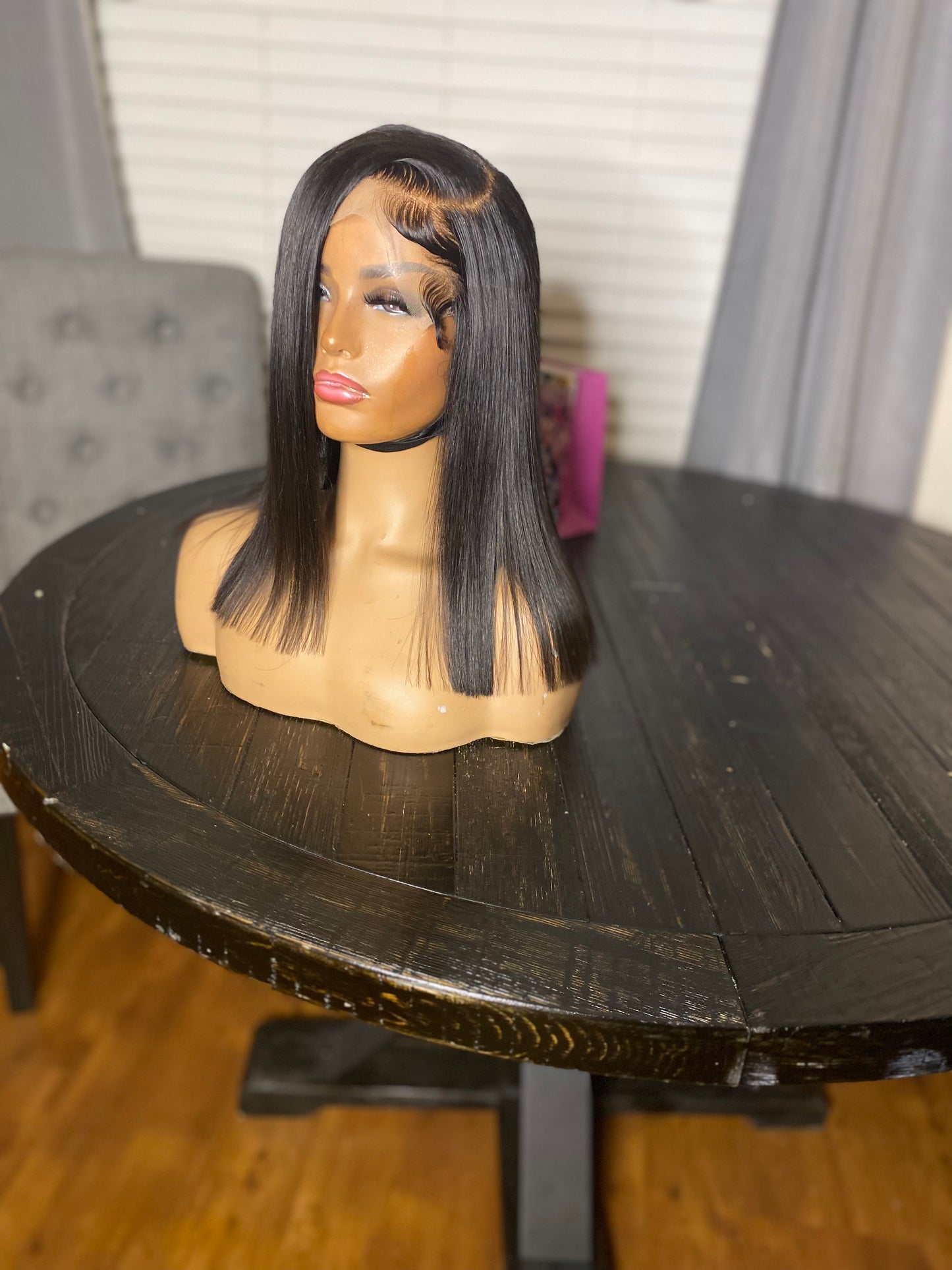 Glueless wig 14 inch 5*5 closure