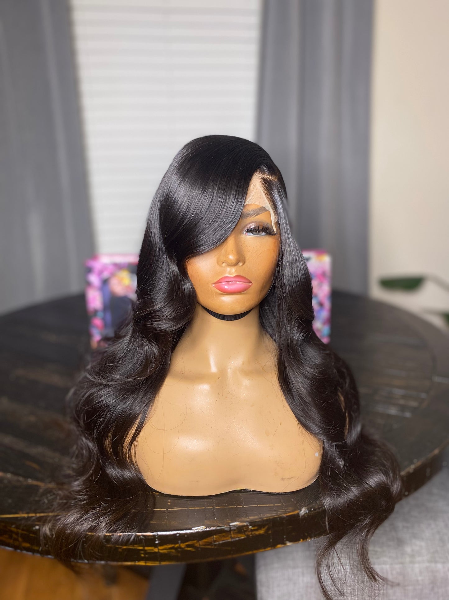 5*5 closure wig 22 inch