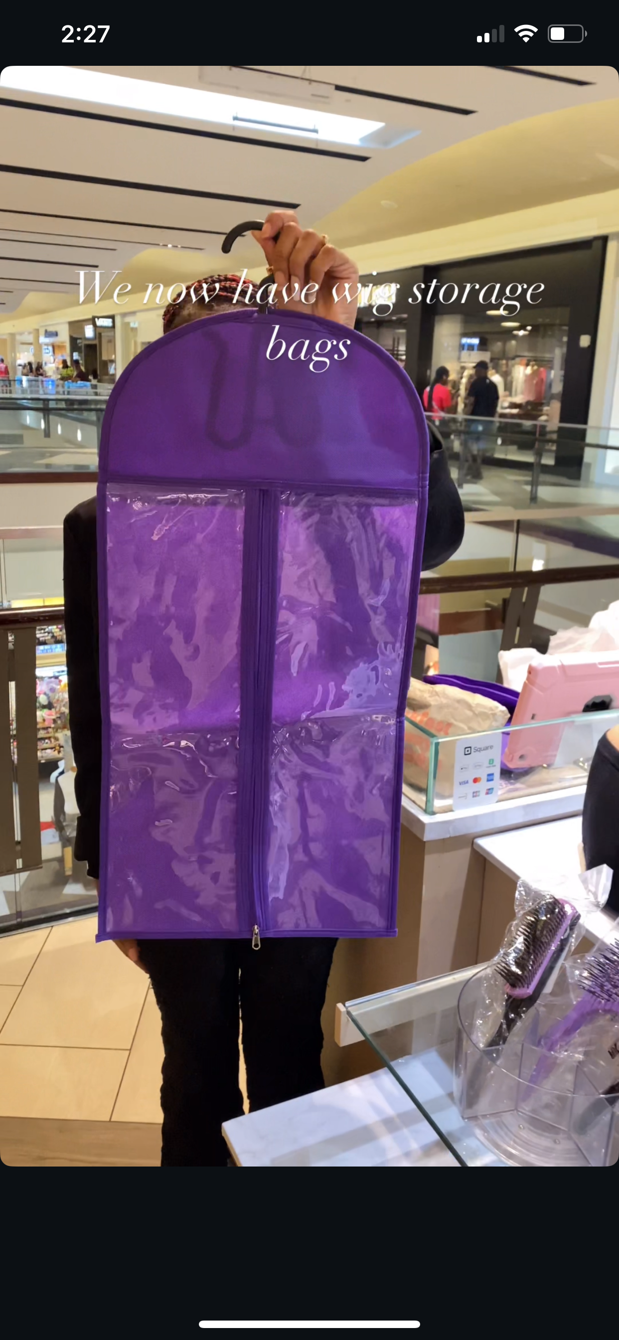 Wig storage Protective Bags