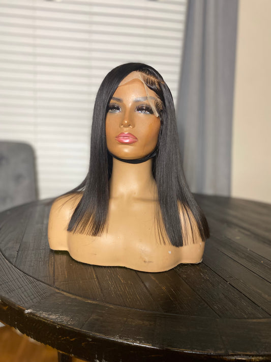 Glueless wig 14 inch 5*5 closure