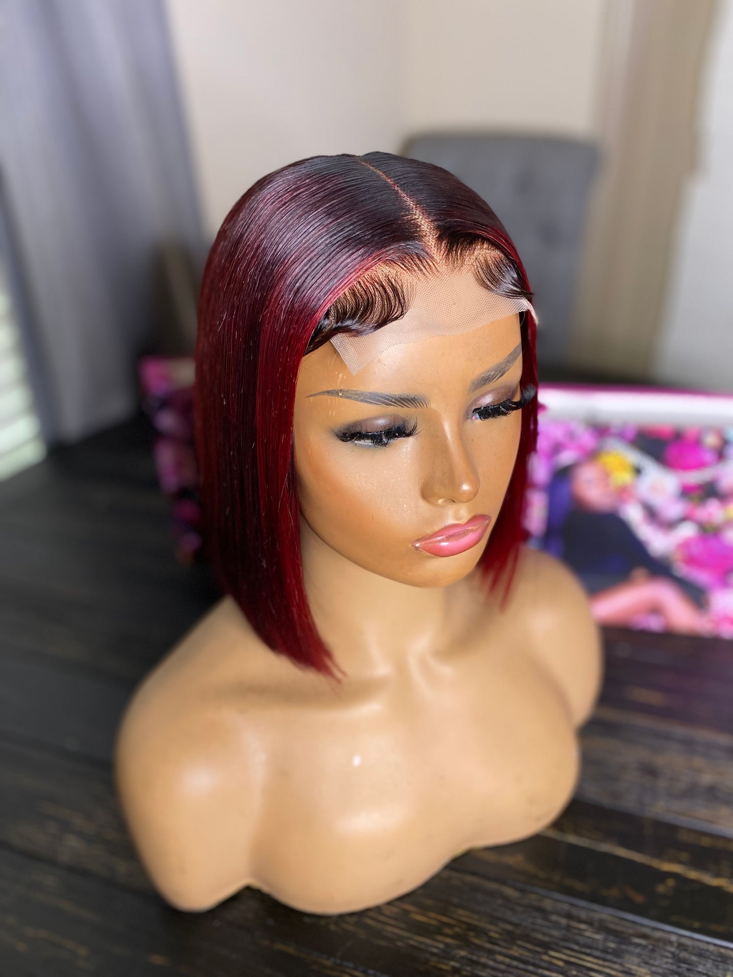 Glueless wig 10 inch 4*4 closure