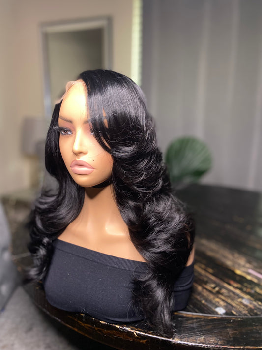 5x5 layered 20 inch jet black
