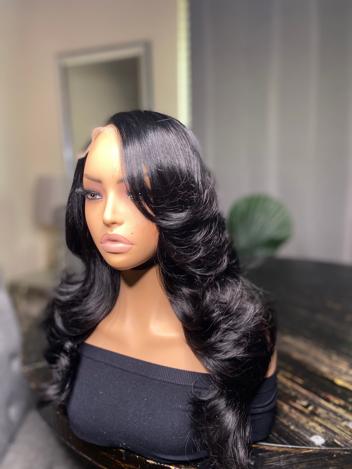 5x5 layered 20 inch jet black