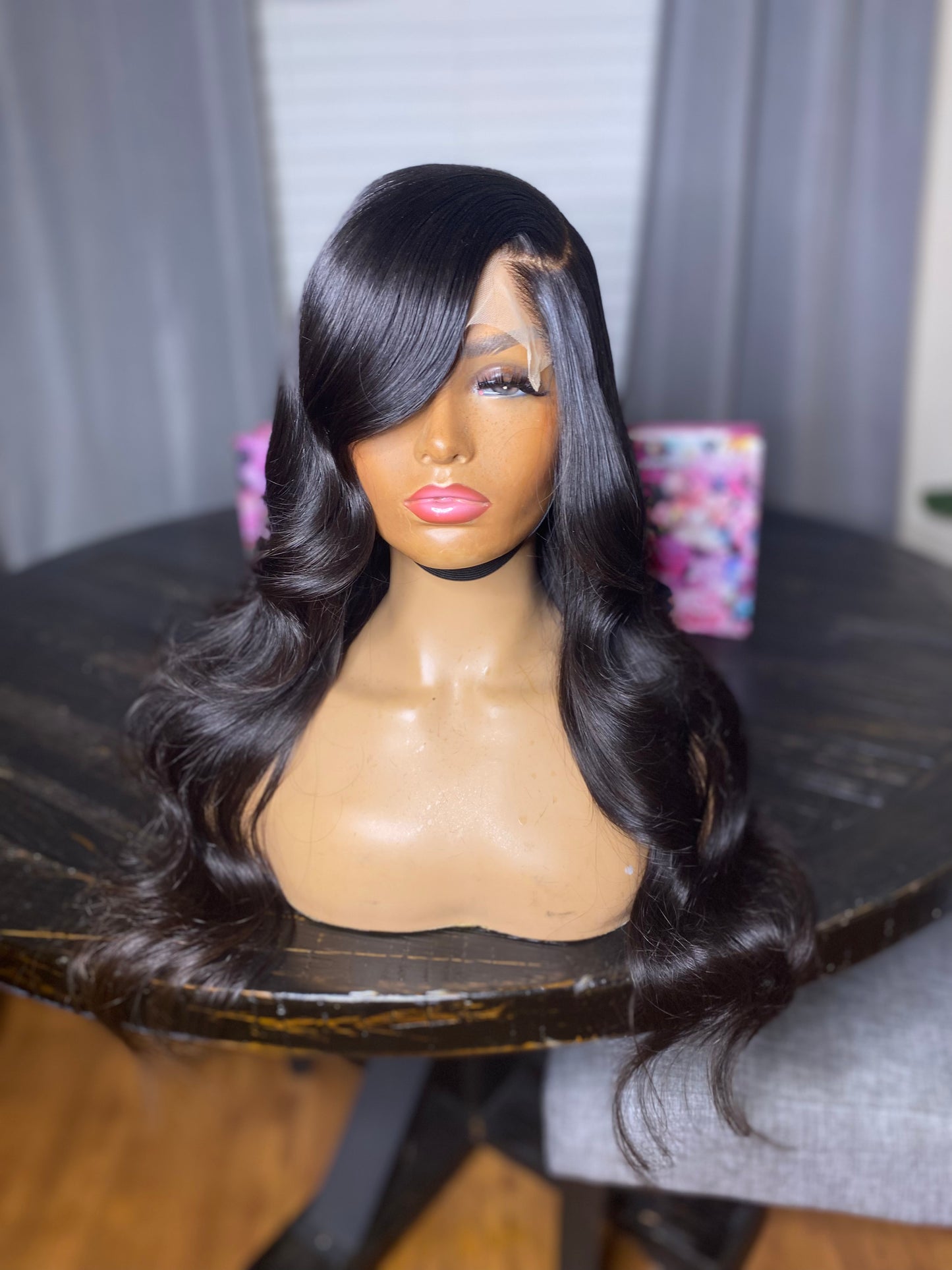 5*5 closure wig 22 inch