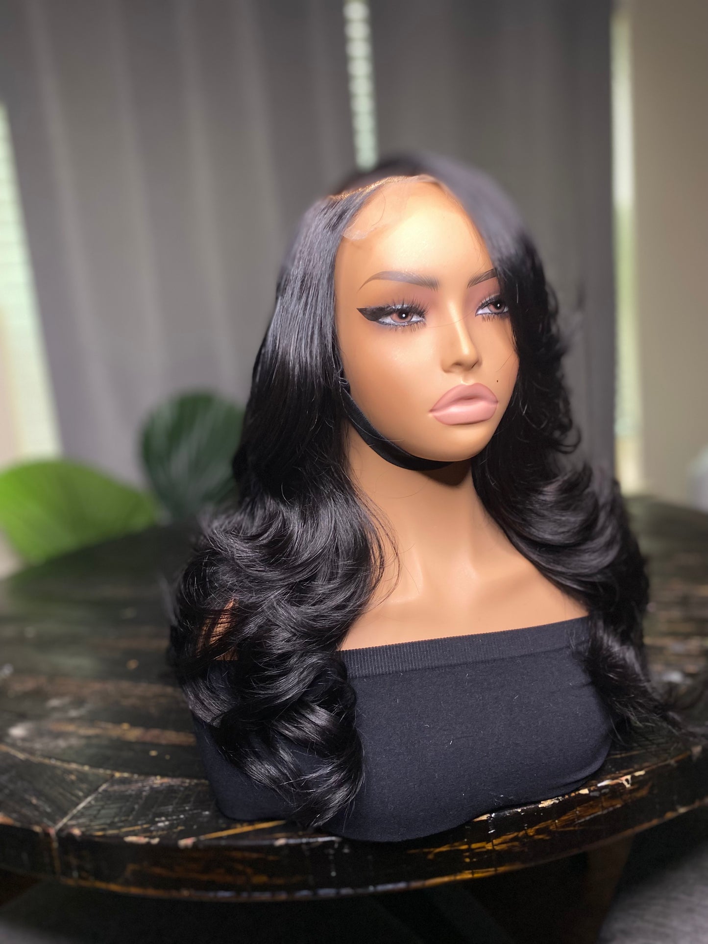 5x5 layered 20 inch jet black