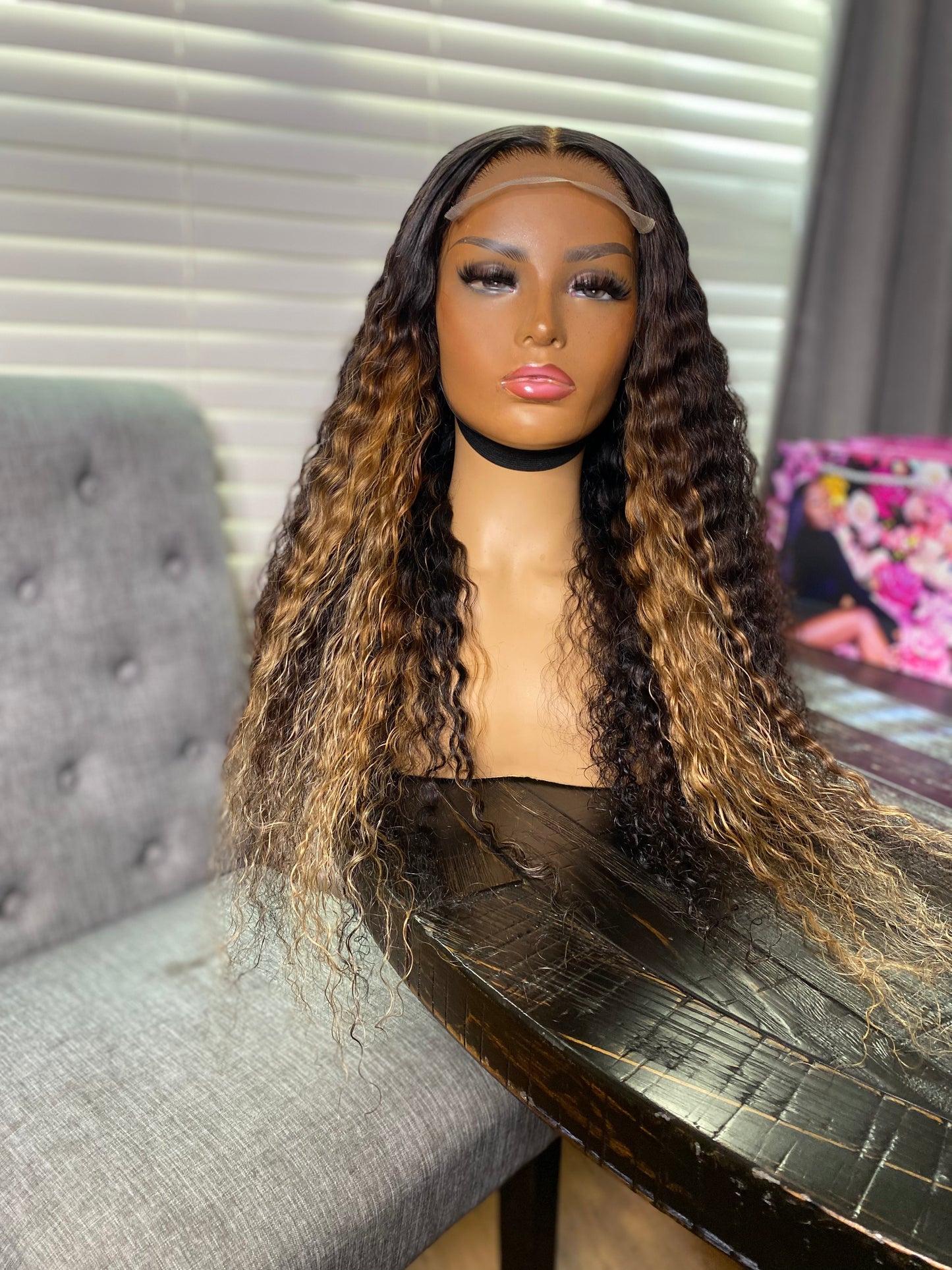 Glueless wig 24 inch 5*5 closure