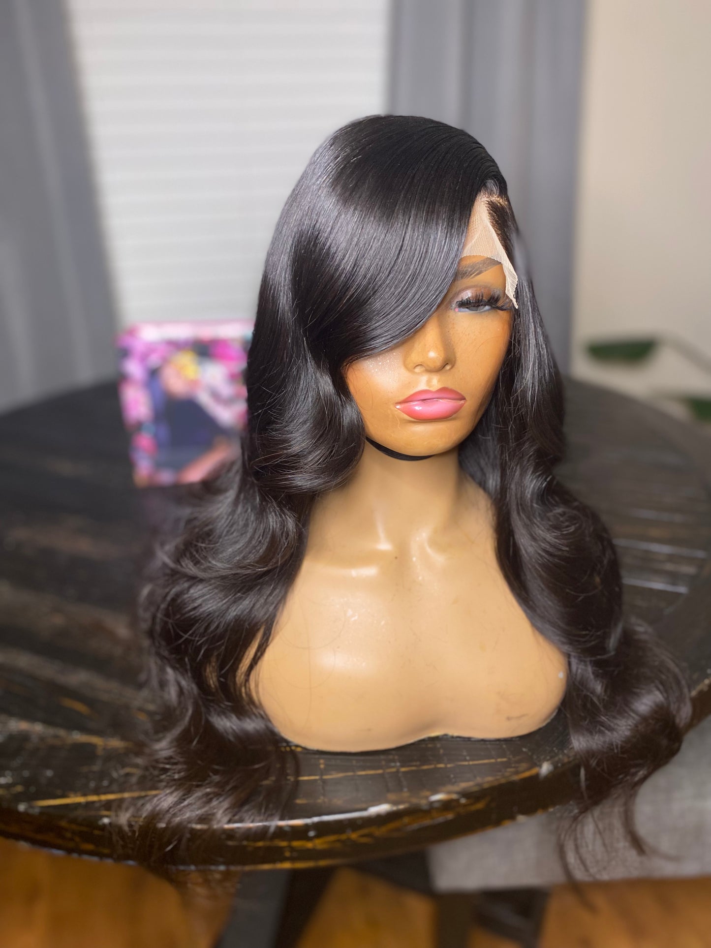 5*5 closure wig 22 inch