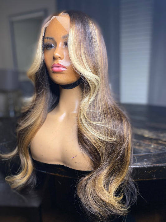 Glueless 5*5 closure 22 inch