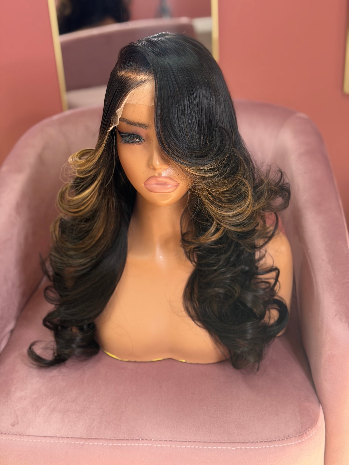 5x5 Glueless ready to wear layered 22 inch