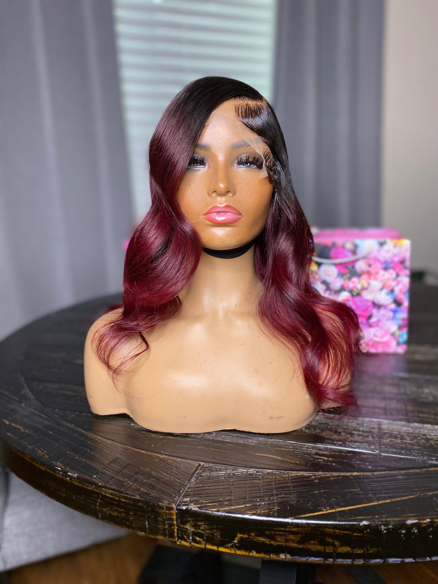 5*5 Glueless closure wig